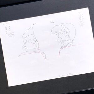 The Cleveland Show PILOT EPISODE Original Animation Sketch Art Framed + EPs Note